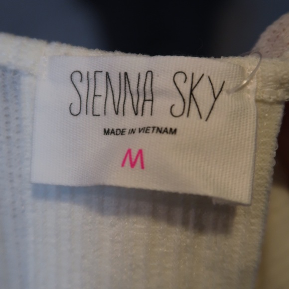 NWT marshalls Sienna Sky white blouse Sz M - Picture 5 of 5